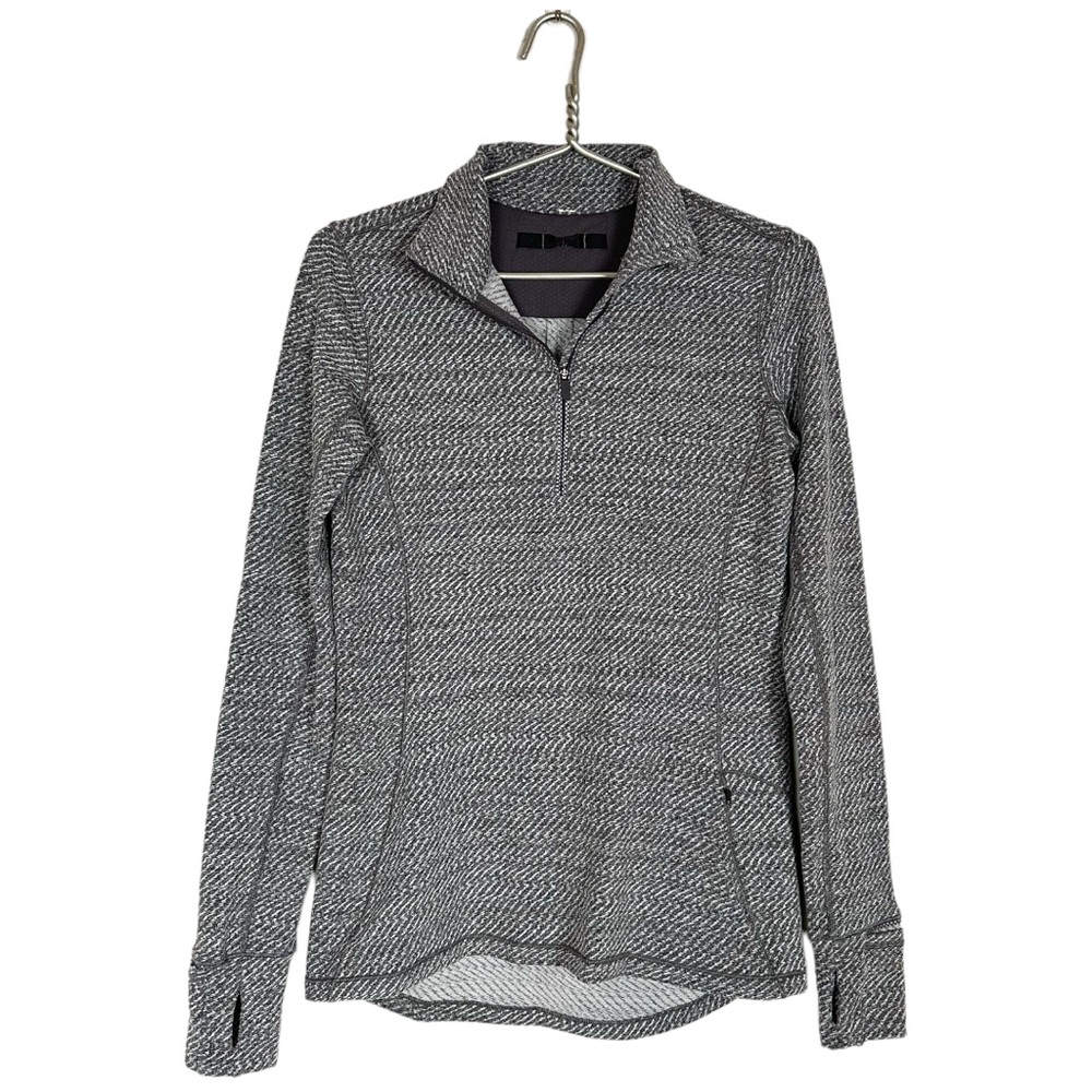 lululemon athletica Gray Half-Zip Pullover Sweatshirt